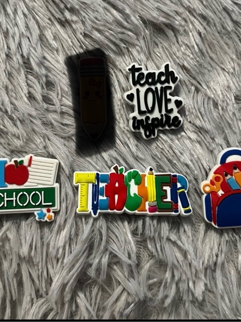 School Croc Charm Set